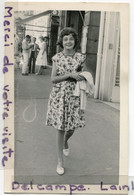 - Photo - 15590 - Charmante Jeune Fille, Micelle, à Aix Les Bains, En 1960, Format Carte Postale, TBE, Scans. - Geïdentificeerde Personen