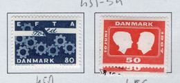 1967 -  DANIMARCA - DENMARK - Mi. Nr. 450+455x2 - LH/Used -  (Z0304..38) - Andere & Zonder Classificatie