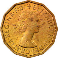 Monnaie, Grande-Bretagne, Elizabeth II, 3 Pence, 1966, TTB, Nickel-brass, KM:900 - F. 3 Pence