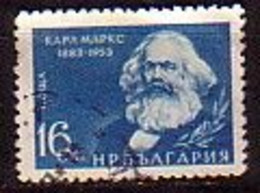 BULGARIA - 1953 - Karl Marx - 1v - Yv 753 (O) - Usati