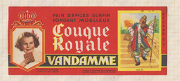 21/305 Buvard PAINS EPICES VANDAMME LOUIS XIV - Pan De Especias