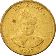 Monnaie, Zaïre, Zaire, 1987, TTB, Laiton, KM:13 - Zaire (1971-97)