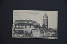 CARTOLINA TORINO RIVOLI TORINESE VILLA LANZA E VETUSTA TORRE ERETTA NEL 1210 VG 1905 - Rivoli