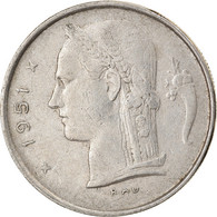 Monnaie, Belgique, Franc, 1951, TB+, Copper-nickel, KM:143.1 - 1 Franc