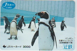 BIRDS - JAPAN - H1973 - Pinguins - PREPAID - Pinguine