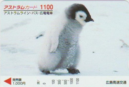 BIRDS - JAPAN - H1976 - Pinguins - PREPAID - Pinguine