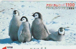 BIRDS - JAPAN - H1979 - Pinguins - PREPAID - Pingueinos