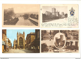 FOUR POSTCARDS OF BATH SOMERSET - Bath