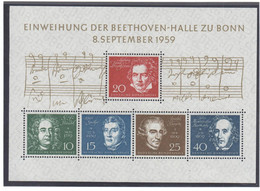 Bund , Postfrischer Beethovenblock - Neufs