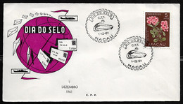 MACAU COVER - 1961 STAMP DAY - MACAU - DIA DO SELO (STB10-538) - Covers & Documents