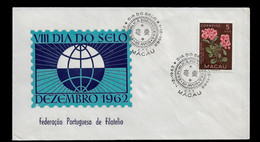 MACAU COVER - 1962 STAMP DAY - MACAU - DIA DO SELO (STB10-542) - Brieven En Documenten