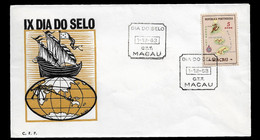 MACAU COVER - 1963 STAMP DAY - MACAU - DIA DO SELO (STB10-547) - Brieven En Documenten