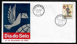 MACAU COVER - 1967 STAMP DAY - MACAU - DIA DO SELO (STB10-551) - Briefe U. Dokumente