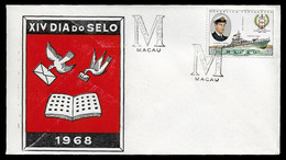 MACAU COVER - 1968 STAMP DAY - MACAU - DIA DO SELO (STB10-552) - Brieven En Documenten