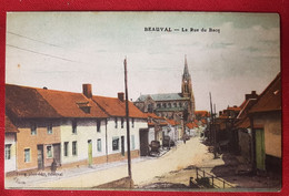 CPA - Beauval  - La Rue Du Bacq - Beauval