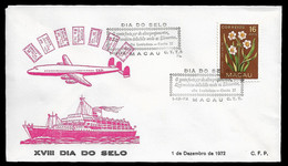 MACAU COVER - 1972 STAMP DAY - MACAU - DIA DO SELO (STB10-561) - Briefe U. Dokumente