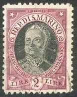 Sain Marino, 1926, Centenario Della Morte Di Antonio Onofri, 2 L., Usato - Used Stamps