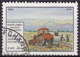 Afghanistan YT 1150 Mi 1327 Année 1984 (CTO) Agriculture - Tracteur - Afghanistan