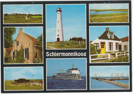 Schiermonnikoog - O.a. Veerboot 'Rottum', Vuurtoren - (Nederland/Holland) - L 7105 - Ferry, Phare - Schiermonnikoog