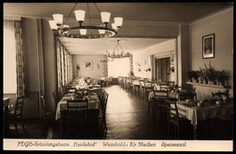 E6199 - TOP Weinböhla - FDGB Heim Heidehof Innenansicht - Foto Eulitz Handabzug - Weinboehla