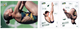 (XX 5) Australian Aussie Heroes - Olympic & Paralympic Games 2020 (part Of Collectable Supermarket) Diving - Immersione