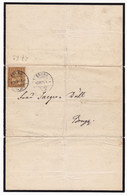 Lettre Brugg 1876 Suisse Timbre Helvetia - Lettres & Documents