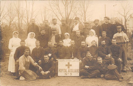 CARTE-PHOTO- MILITAIRE- CROIX ROUGE- HOPITAL AUXILAIRE N° 3- SOCIETE DE SECOUR AUX BLESES - Andere & Zonder Classificatie