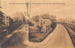 92-BECON-LES-BRUYERES- PERSPECTIVE VUE DU PONT DES COURONNES - Autres & Non Classés