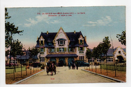 - CPA LA BAULE-SUR-MER (44) - La Gare (belle Animation) - Edition Chapeau 772 - - La Baule-Escoublac