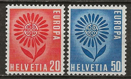 SUISSE: **, N° YT 735 Et 736, Europa, TB - Unused Stamps