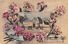 95-HERBLAY- JE VOUS ENVOIE CES FLEURS D'HERBLAY - Herblay