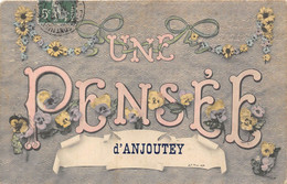 90-ANJOUTEY- UNE PENSEE D'ABJOUTEY - Other & Unclassified