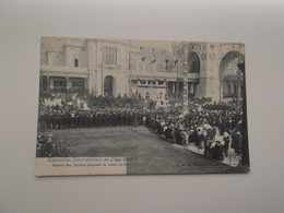 LIEGE: Exposition Internationale 1905 - Aspect Des Jardins Pendant La Visite Du Roi - Liege