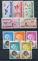 Congo Belge    367/370 **- 371 *- 594/598 ** - Altri & Non Classificati