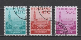 (S0560) NETHERLANDS, 1977 (International Court Of Justice). Complete Set. Mi ## D41-D43. Used - Dienstmarken