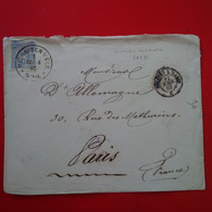 LETTRE MULHAUSEN POUR PARIS 1883 - Autres & Non Classés