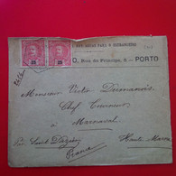 LETTRE PORTO RUA DO PRINCIPE POUR ST DIZIER 1908 - Cartas & Documentos