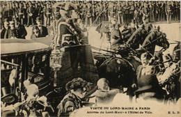 CPA PARIS 4e Visite Du Lord Maire. Arrivée A L'Hotel De Ville (464248) - Recepties