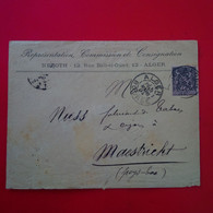 LETTRE ALGER NEBOTH POUR MAESTRICHT PAYS BAS 1904 - Andere & Zonder Classificatie