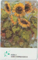 ART - JAPAN-033 - PAINTING - SUNFLOWER - Schilderijen