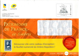 Patrimoine De France En Timbre International 20g Sur Enveloppe De La Poste 318846 - PAP: Sonstige (1995-...)