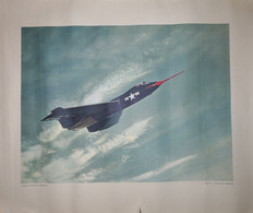 Chance Vought Cutlass (prototype) Gravure 1950 (aviation US Navy) - Aviation