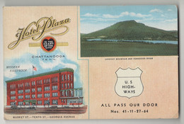 HOTEL PLAZA , CHATTANOOGA ,TENNESSEE ,POSTCARD - Chattanooga