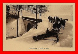 CPA JURA.  Le Jura En Hiver, Chasse-neige Ancien...J656 - Franche-Comté