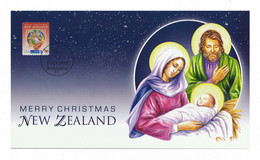 NEW ZEALAND 2012 Christmas: Promotional Card CANCELLED - Storia Postale