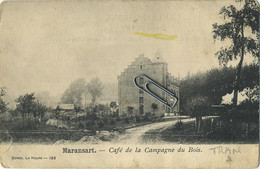 Maransart ,( Lasne ), Café De La Campagne Du Bois ,Tram Vicinal ,( édit Doyen , La Hulpe N° 122 )  état See Scan - Genappe