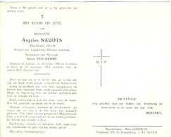 Doodsprentje Naudts Angelus   	18-10-1889 Lochristi	14-09-1963 Gent	Echtgenoot Van Sylvie Van Hamme - Décès