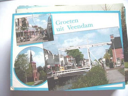 Nederland Holland Pays Bas Veendam In Blauw - Veendam