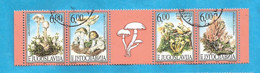 1999  2914-17 AUSVERKAUF  JUGOSLAVIJA  JUGOSLAWIEN WWF FLORA PILZE FUNGHI  USED - Gebruikt