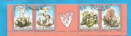 1999  2914-17 AUSVERKAUF  JUGOSLAVIJA  JUGOSLAWIEN WWF FLORA PILZE FUNGHI  USED - Used Stamps